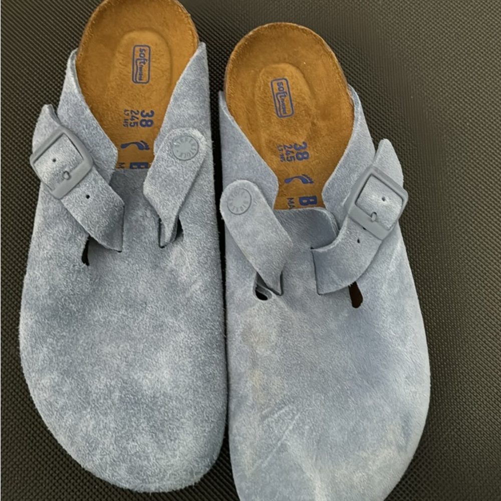 Blue Birkenstocks